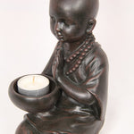 KNEELING MONK TEALIGHT HOLDER