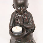 KNEELING MONK TEALIGHT HOLDER