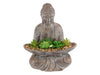 Décor Buddha Holding Succulents