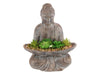 33cm Décor Buddha with Succulents