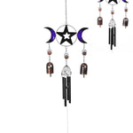 Triple Moon with Bells Wind Chime