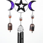 Triple Moon with Bells Wind Chime