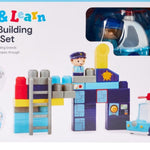 31 Piece Play & Learn Police Building Blocks Set