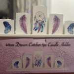 5 Piece Candle Holder with Dream Catcher Design