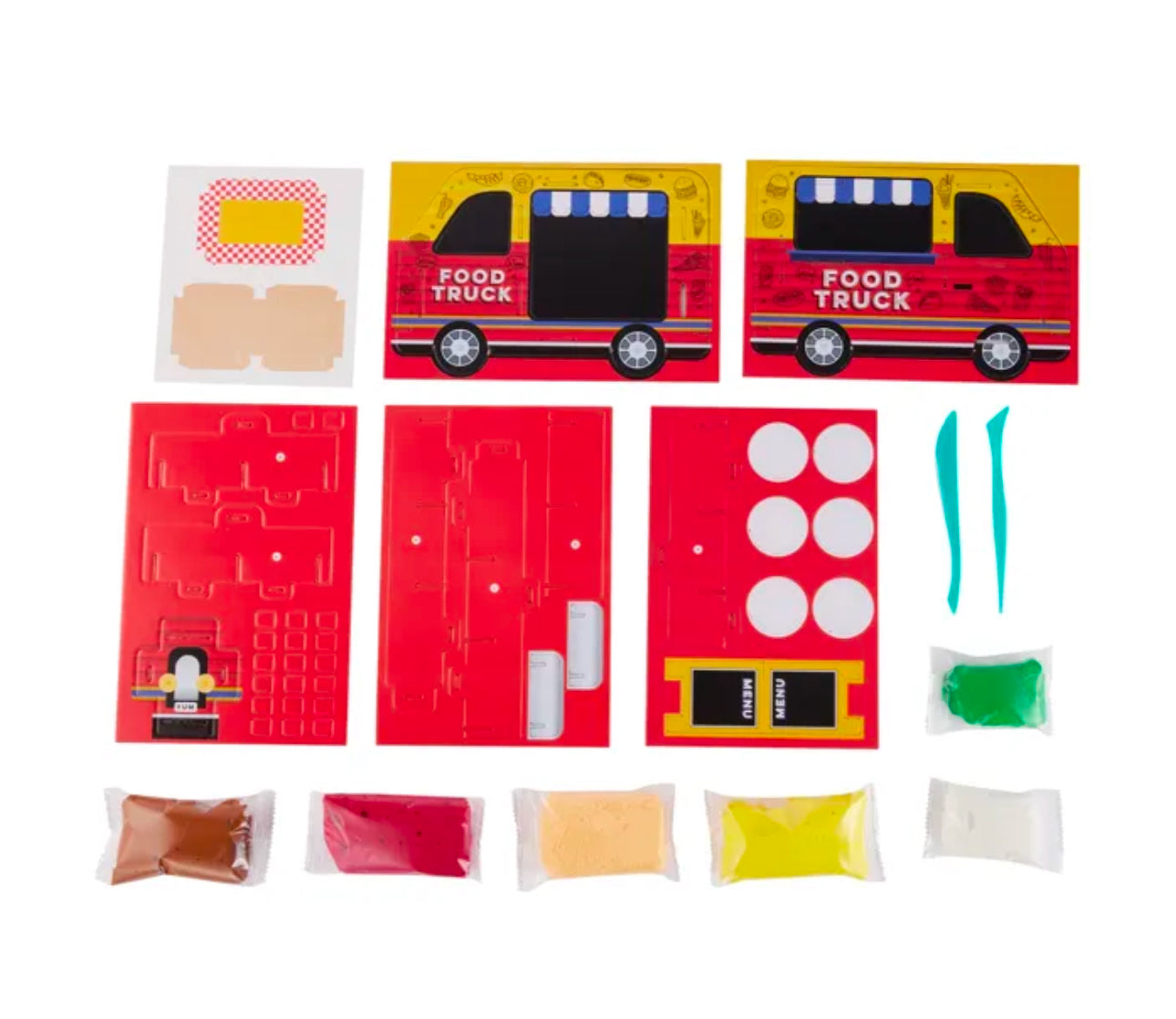 Air-Dry Clay, Food Truck Kit