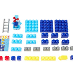 31 Piece Play & Learn Police Building Blocks Set