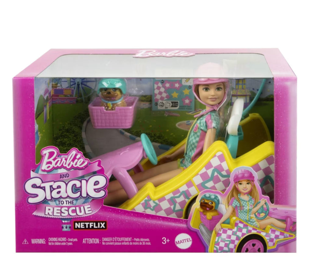 Barbie and Stacie to the Rescue Go-Kart Playset