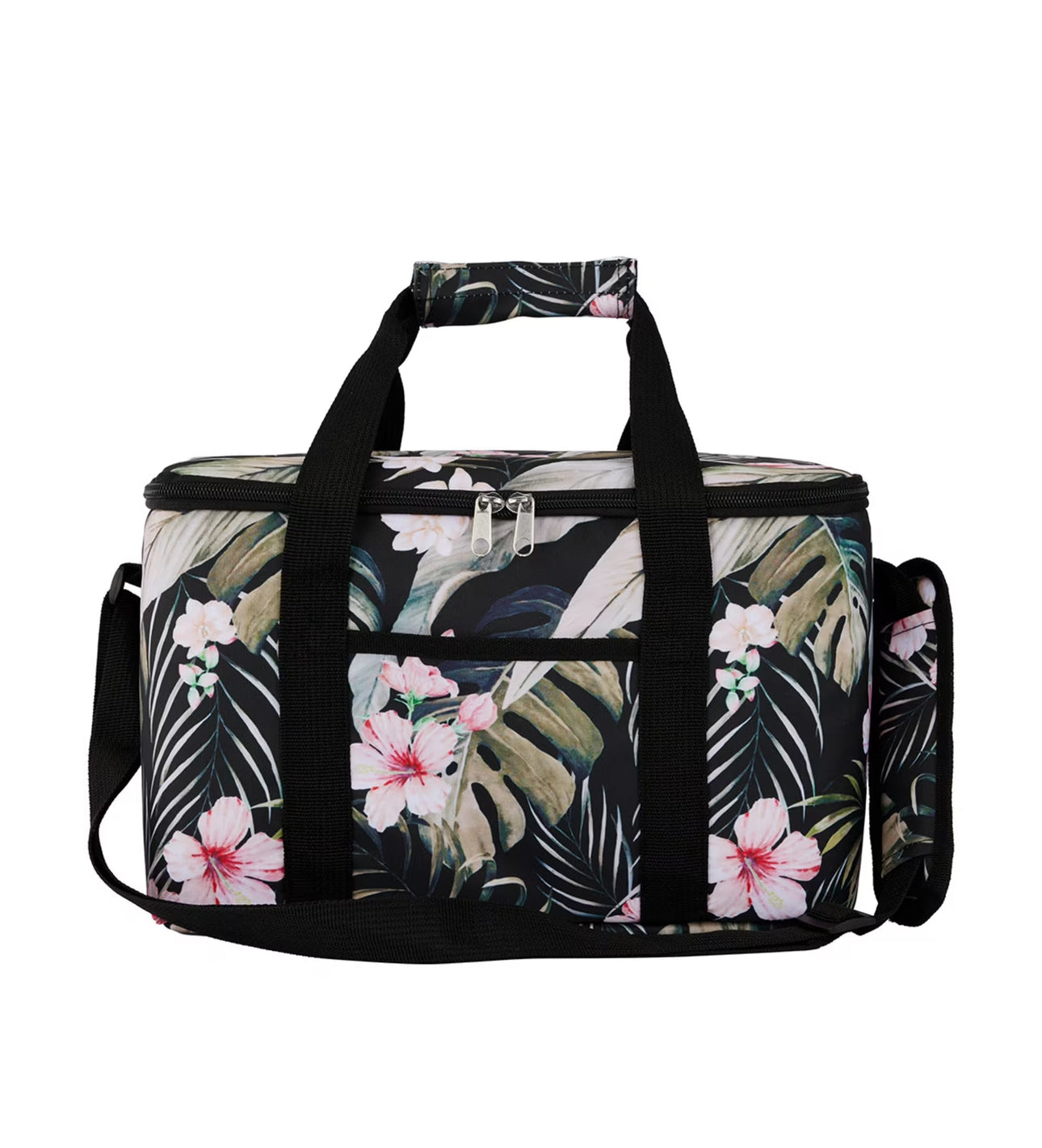 Extra Large Floral Insulated Lunch Bag