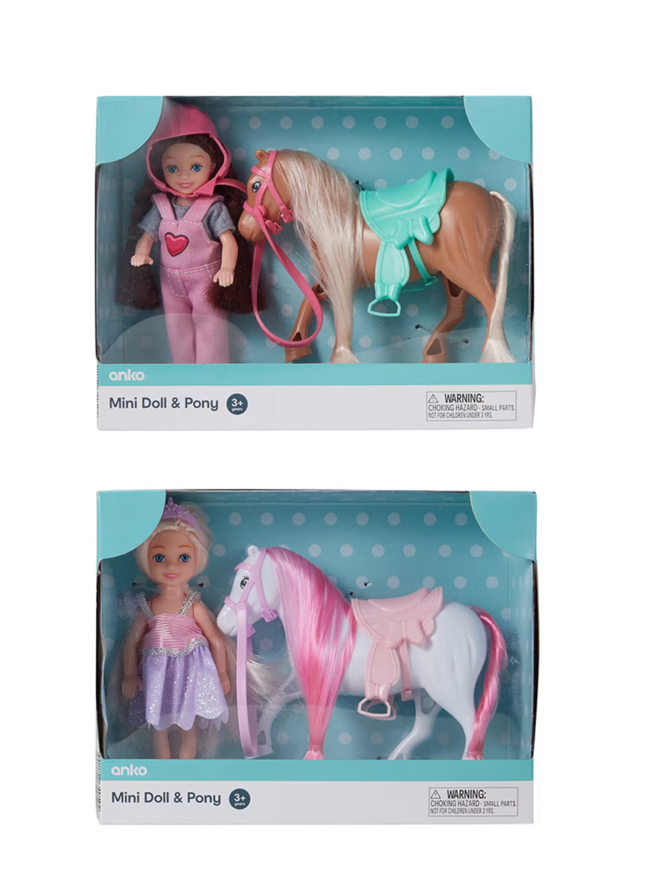 Mini Doll and Pony - Assorted