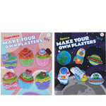 Spaceship and Cupcake design DIY plaster craft