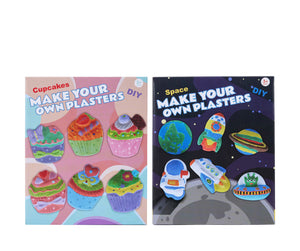 Spaceship and Cupcake design DIY plaster craft