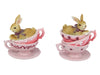 Bunny pretty in pink teacup