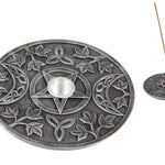 Triple Moon incense & cone stand