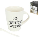 White Witch Mug & Spoon Set with Spoon Holder (Gift Box)