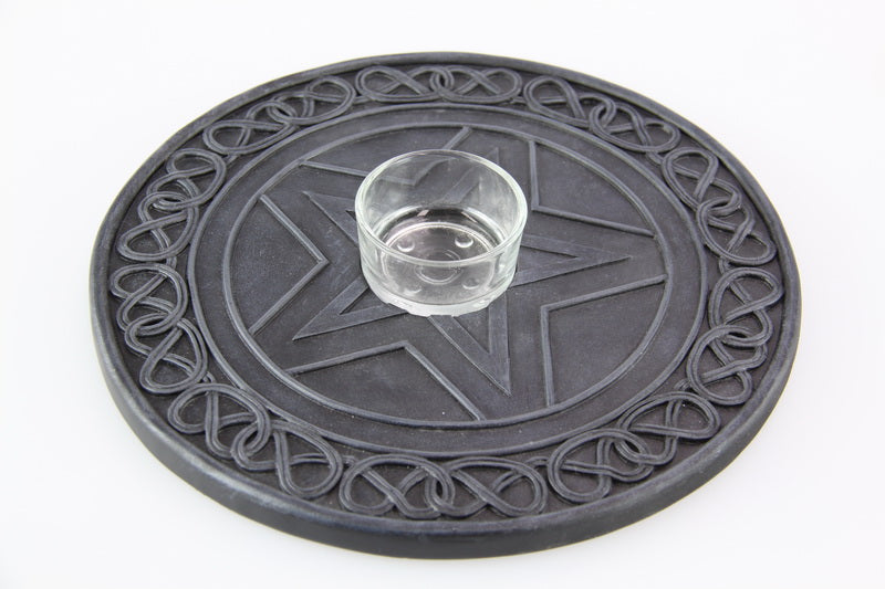 Pentagram Tealight/Incense Holder