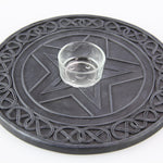 Pentagram Tealight/Incense Holder