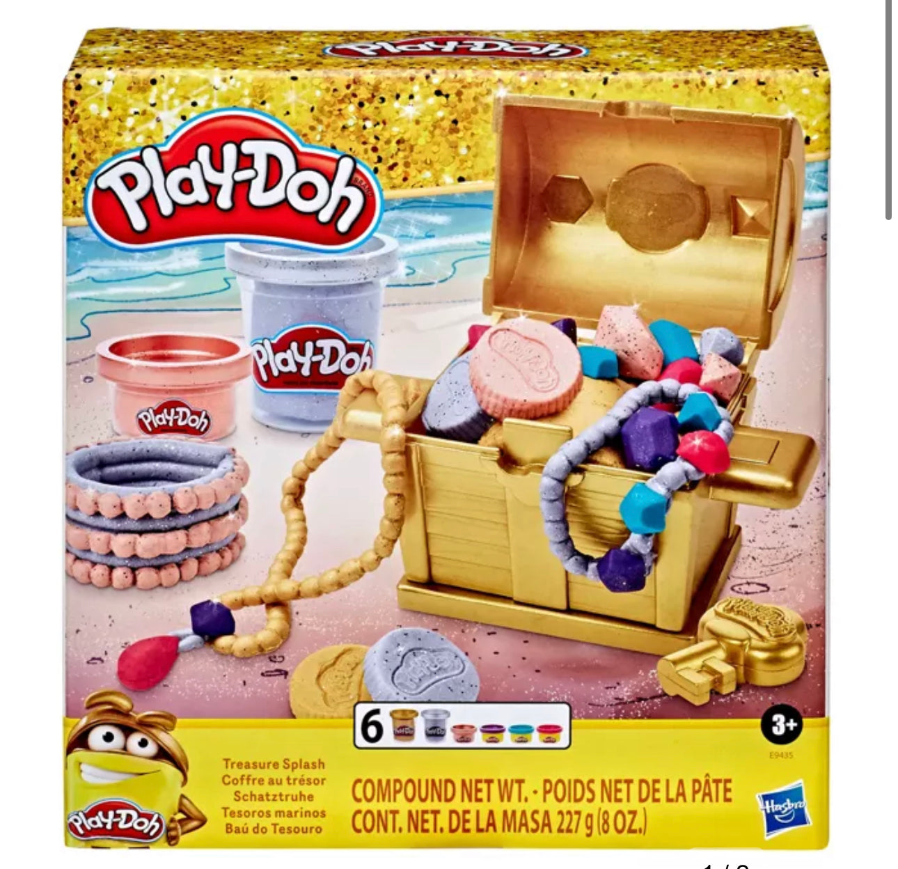 Play-Doh Gold Collection Treasure Splash