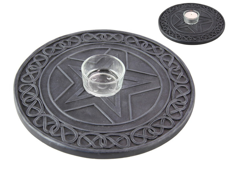 Pentagram Tealight/Incense Holder