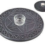 Pentagram Tealight/Incense Holder