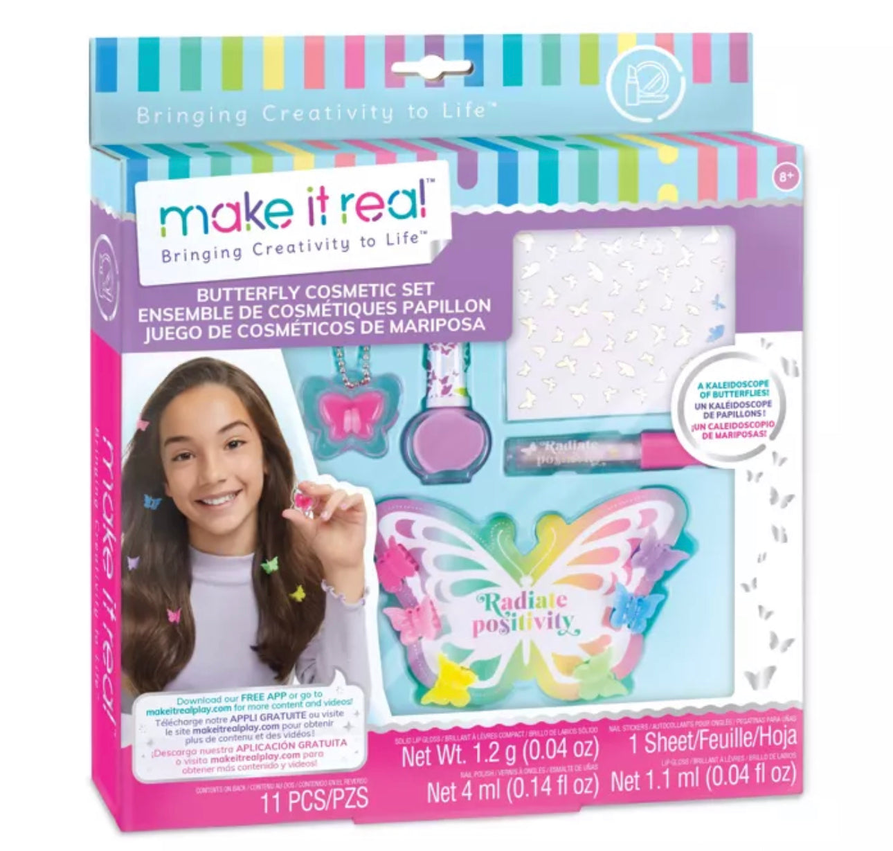 Make It Real Butterfly Dreams Cosmetic Set