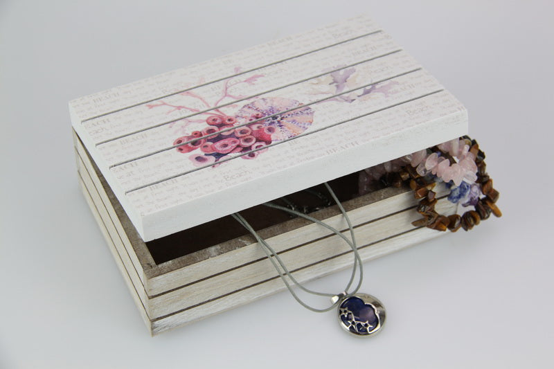 Coral Decor Beach Box