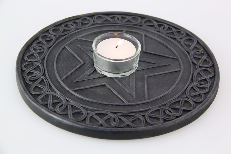 Pentagram Tealight/Incense Holder