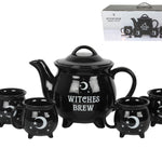 Witches Brew Ceramic Tea Set 5pce