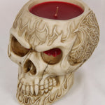 Skull Candle Weeping Tears Of Blood