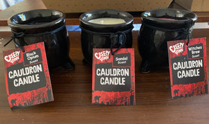 Black Cauldron Candle Trio Set