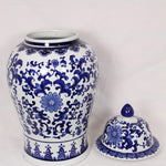 Stunning XL Blue Willow Temple Ginger Jar Hamptons Coastal Beach Home Decor 46cm