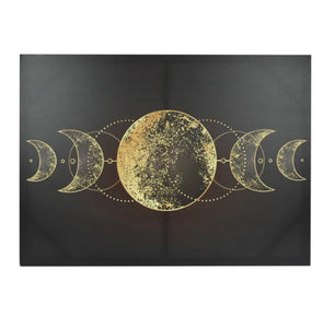 Triple moon effect canvas print wall art