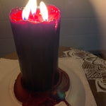 Vampire Tears Pillar Candle (Bleeds Red Wax)