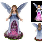 Crystal Guardian Angel Fairy Backflow Burner with Light