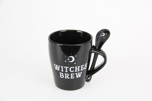 Witches Brew Mug and Spoon Set with Spoon Holder (Gift Box)