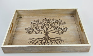 Boho tray with Mandala print