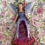 Crystal Guardian Angel Fairy Backflow Burner with Light