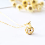 18K Rose Gold Plated Crown Princess/Queen Pendant
