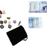 Crystal healing gems gift pack