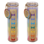 Chakra and Luck 7 layered Candle