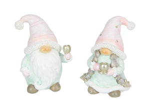 Mr & Mrs Gnome Claus cute Christmas Set