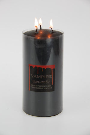 Vampire Tears Pillar Candle (Bleeds Red Wax)