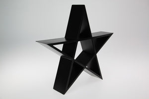 Black Pentagram Crystal Shelf