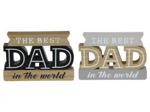 Best Dad in the World Plaque