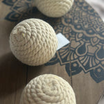 Set of 3 Beach Décor Rope Ball