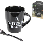 Witches Brew Mug and Spoon Set with Spoon Holder (Gift Box)