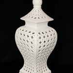 White Moroccan Temple Jar