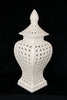 White Moroccan Temple Jar