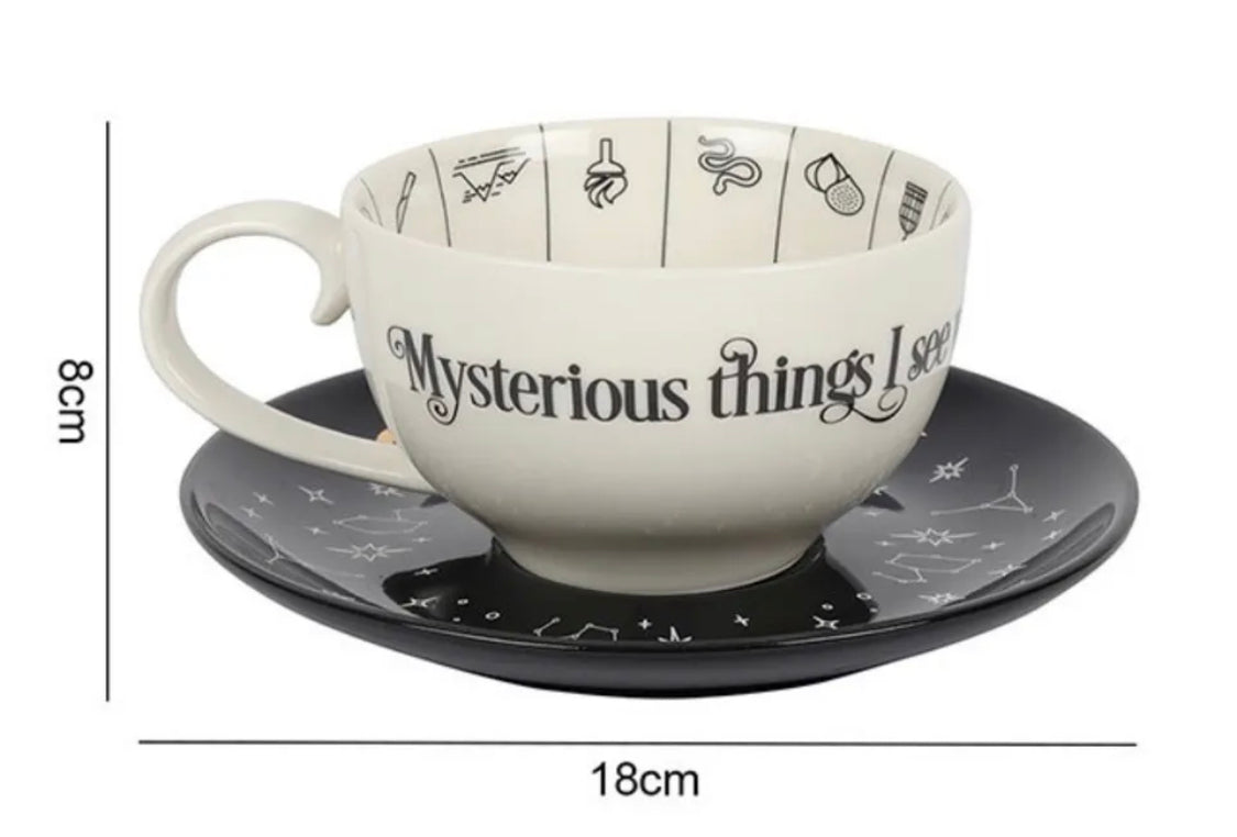 Fortune Teller Teacup Set with guide Tea Reading