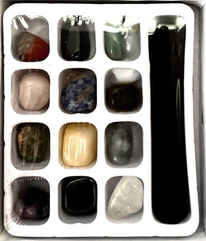 Crystal healing gems gift pack