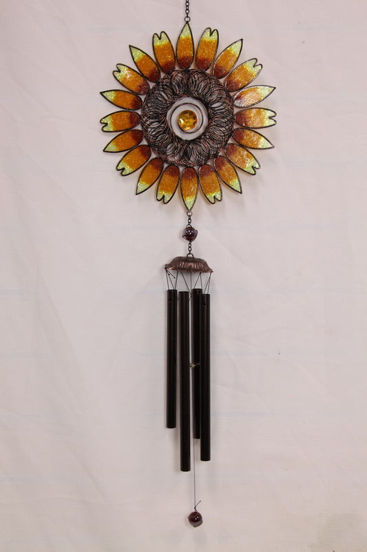 Jumbo Epoxy Sunflower wind chime